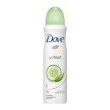Set 3 x Deodorant Antiperspirant Spray Dove Go Fresh, Cucumber & Green Tea, pentru Femei, 150 ml