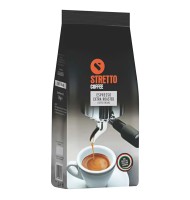 Cafea Boabe Stretto Espresso Extra Roasted, 1 kg