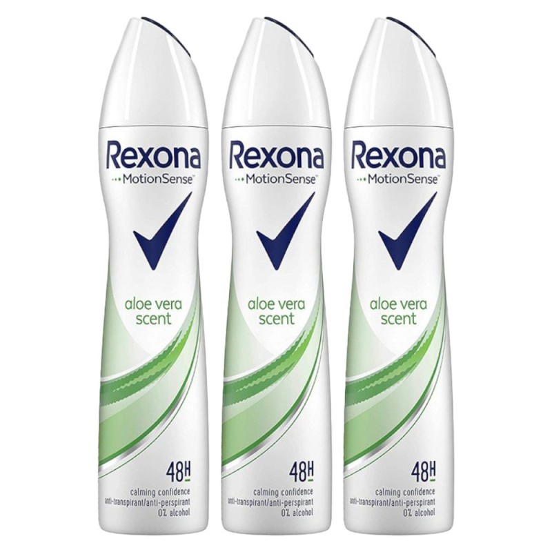 Set 3 x Deodorant Antiprespirant Spray Rexona Aloe Vera, 150 ml