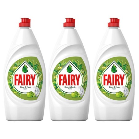 Set 3 x Detergent de Vase Fairy Apple, 800 ml...