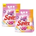Set 2 x Detergent Automat Savex 2 In 1 Color, 2 kg