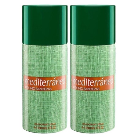 Set 2 x Deodorant Spray Mediteraneo Antonio Banderas, 150 ml...
