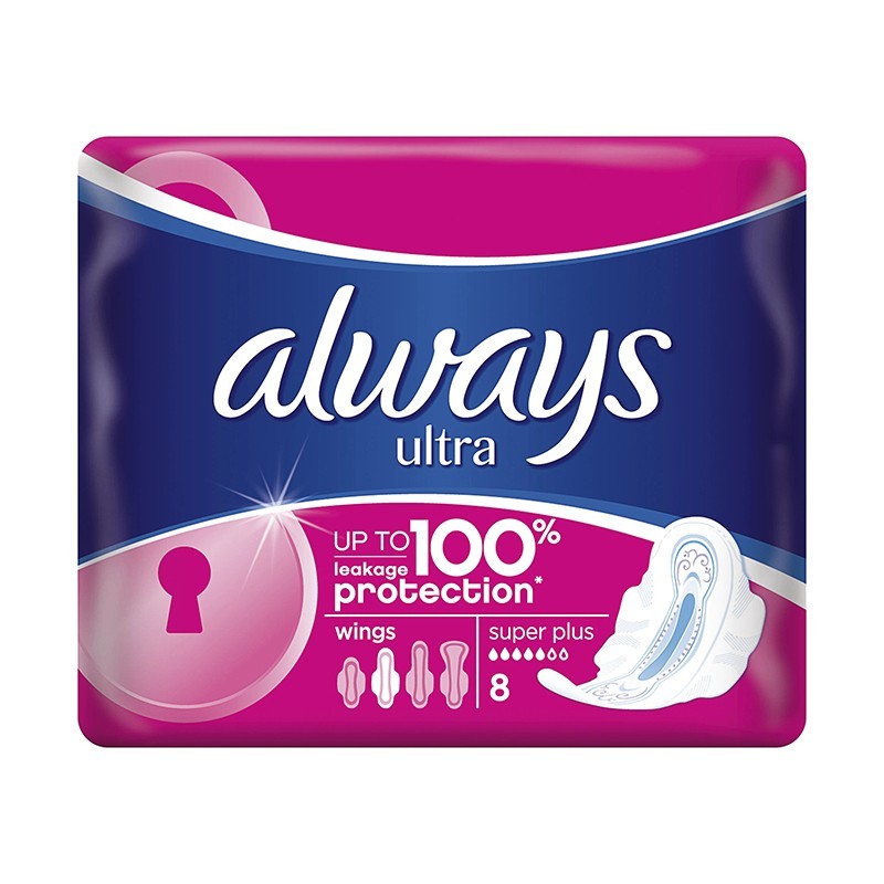 Absorbante Always Ultra Super Plus, 8 Bucati