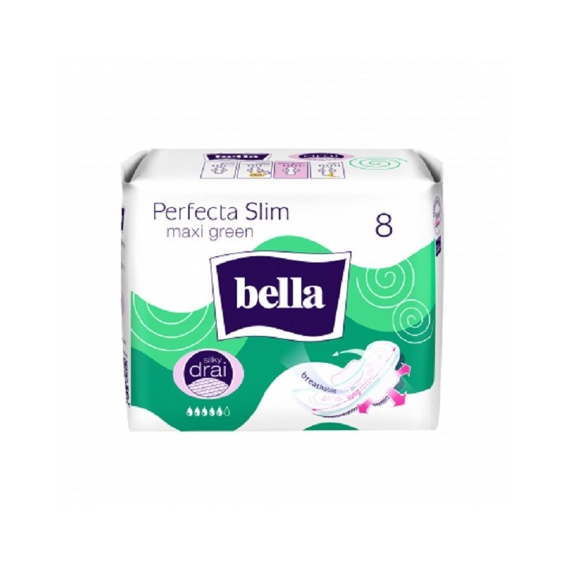 Absorbante Perfecta Maxi Green x 8 Bucati