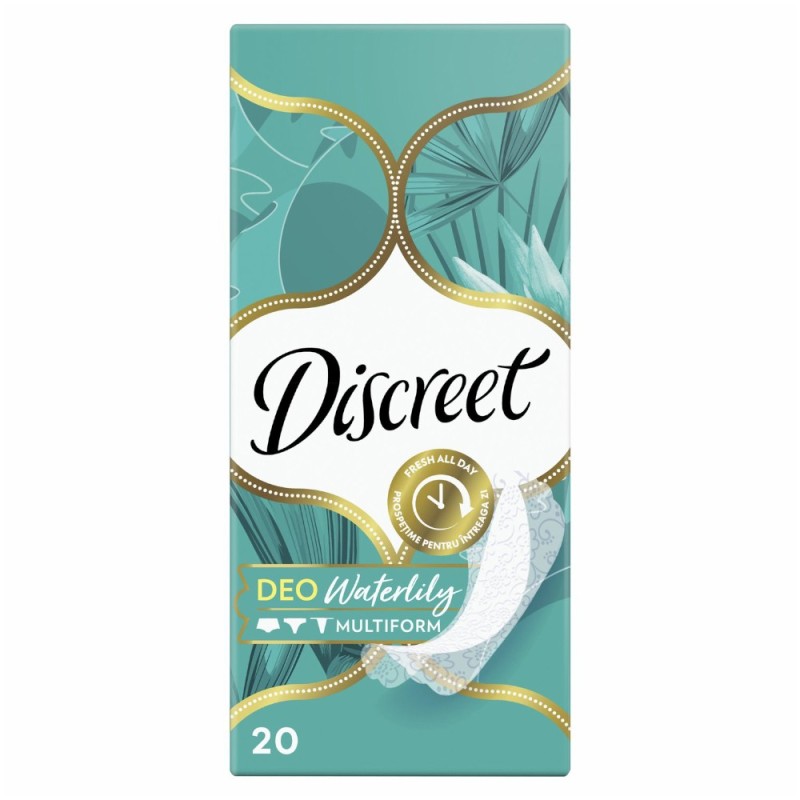 Absorbante Zilnice Discreet Deo Waterlily, 20 Bucati