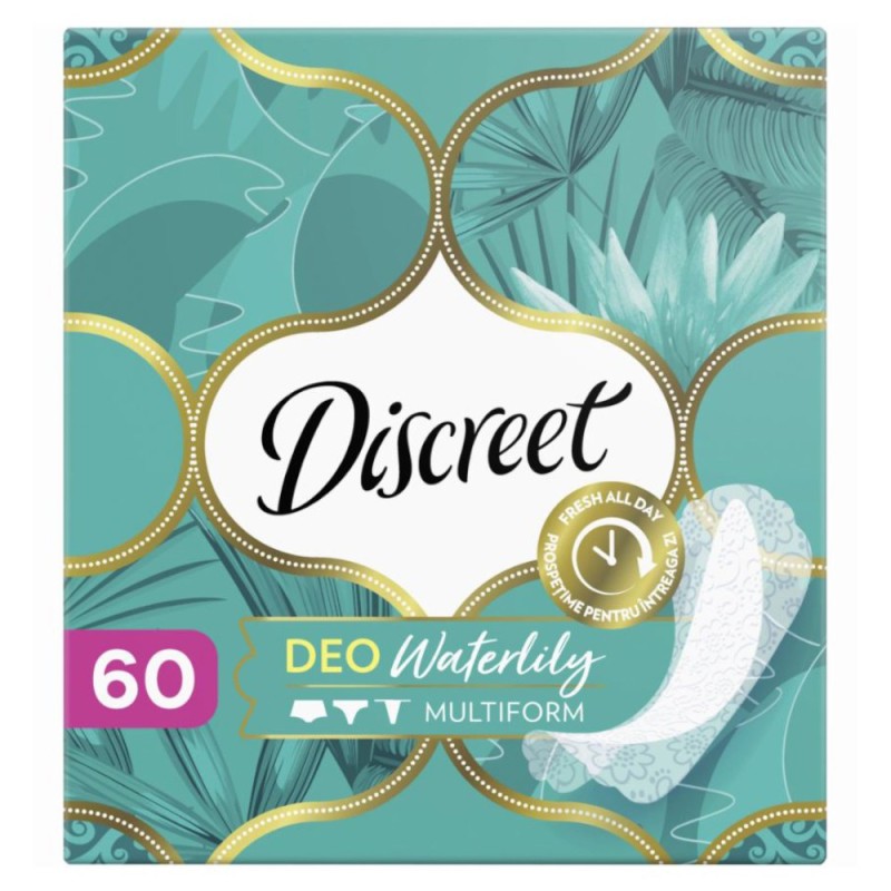 Absorbante Zilnice Discreet Deo Waterlily, 60 Bucati