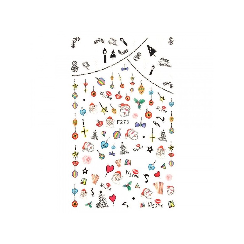 Abtibilduri Unghii 3D Model F273