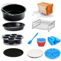 Accesorii pentru Friteuza cu Aer, Diametru 18 cm, 11 Bucati