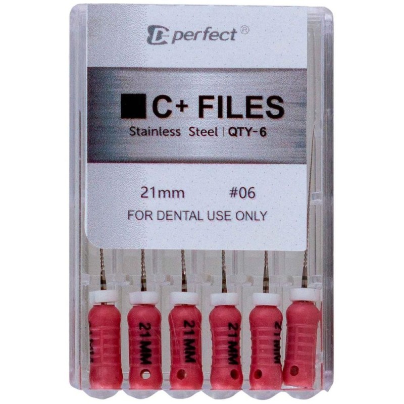 Ace Endodontice C-Pilot, 06 Roz, 21 mm, pentru Canal Radicular, 6 Bucati