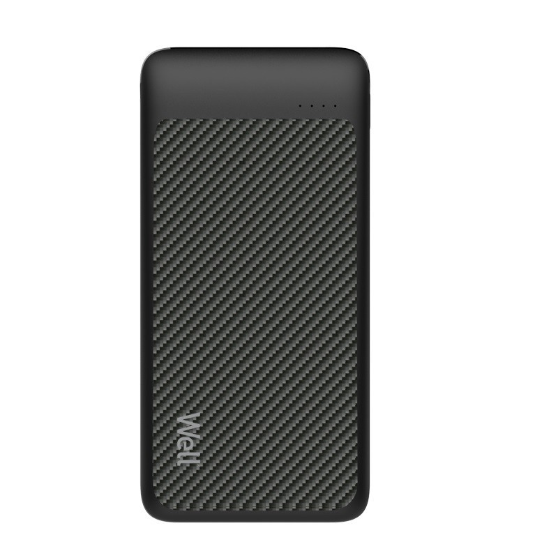 Acumulator Extern Powerbank 10000mAh 2.1a Negru Well
