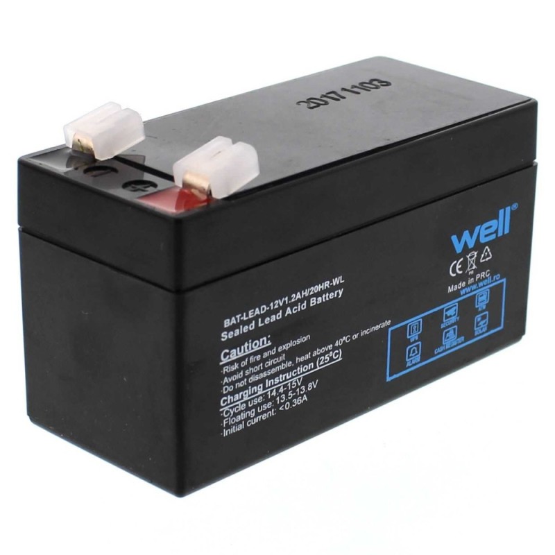 Acumulator Plumb Acid 12V / 1.2Ah, Terminal F1, Well