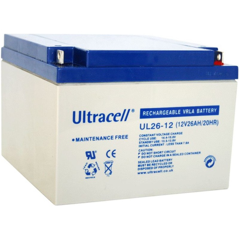 Acumulator Plumb Acid 12V / 26Ah, Terminal F3, Ultracell