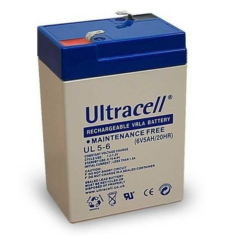 Acumulator Plumb Acid 6V / 5Ah, Terminal F1, Ultracell