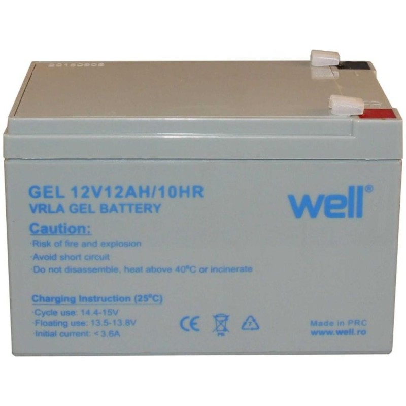 Acumulator Plumb Acid cu Gel 12V / 12Ah, Terminal F2, Well