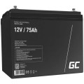 Acumulator Plumb Acid Green Cell 12V 75 AH, Terminal M8