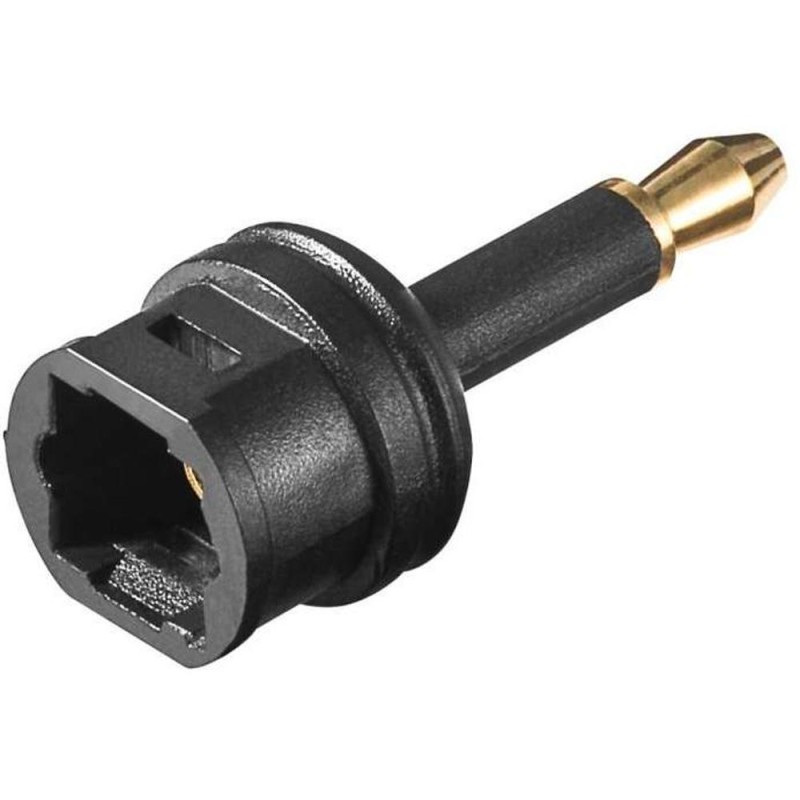 Adaptor Audio Conector 1: TOSLINK 3.5 mm Mini Tata, Conector 2: TOSLINK Mama