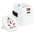 Adaptor Priza Universal Skross Pro Light, 2 x USB, World 1.302470