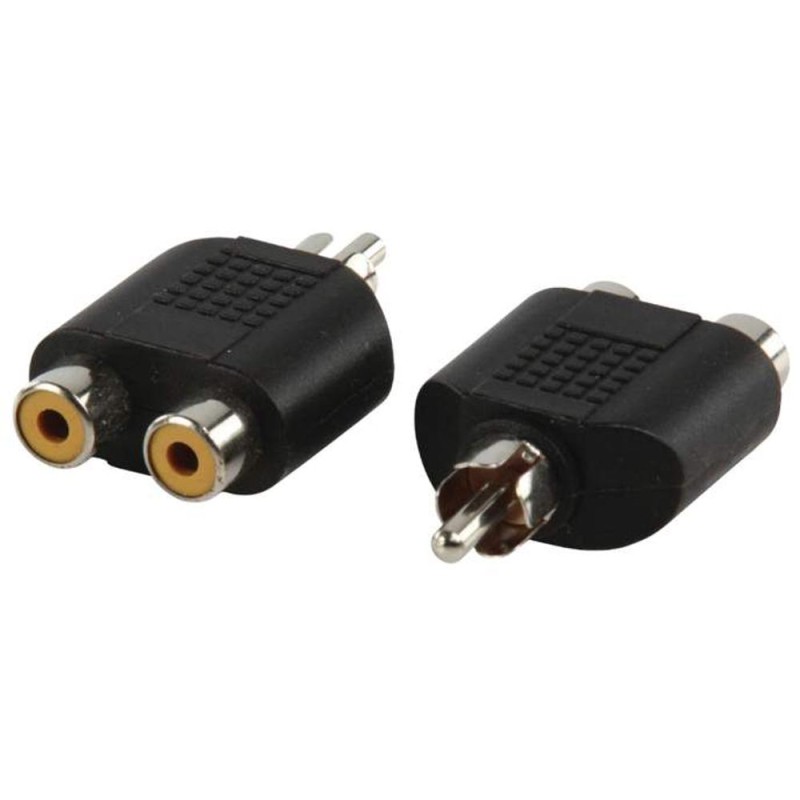 Adaptor, Conector 1: RCA Tata,Conector 2: 2x RCA Mama, 12 Blistere, Well