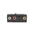Adaptor SCART Tata - S-Video Mama + 3 x RCA Mama, Negru, Nedis