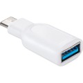 Adaptor USB 3.0 A Mama - USB-C Tata, Alb, Goobay
