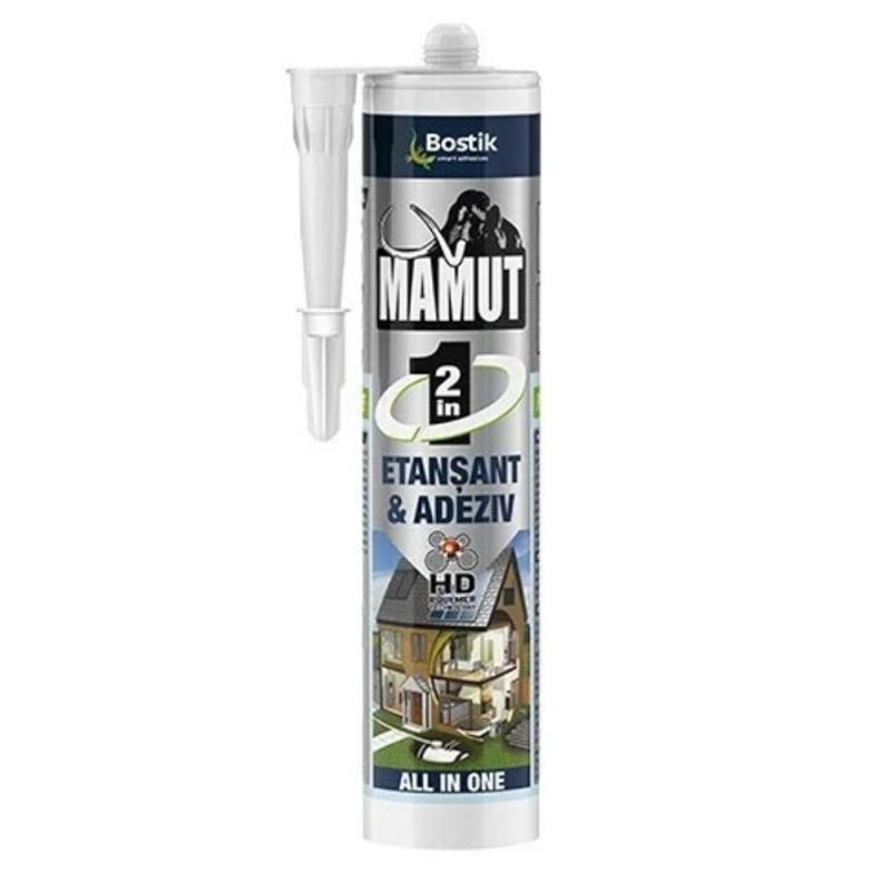 Adeziv Mamut Universal 2in1 Gri, Bostik, 290 ml