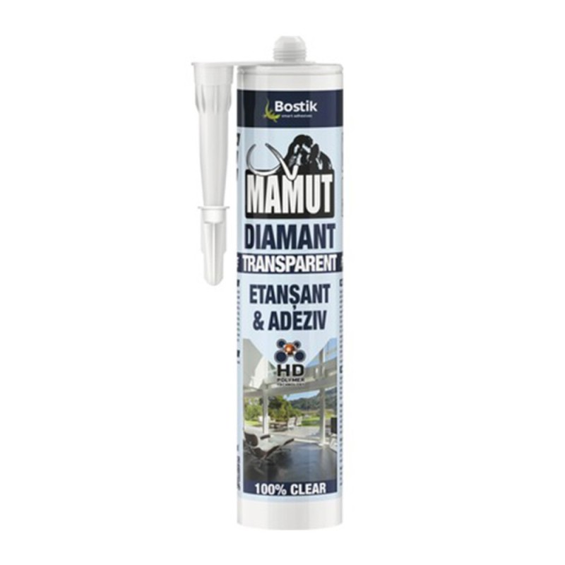 Adeziv Mamut Universal Transparent Diamant, 290 ml, Bostik