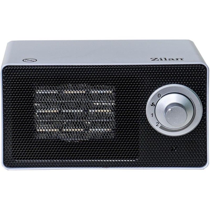 Aeroterma cu 2 Nivele de Incalzire, Putere 1000W, Ceramica, Oprire Automata la Rasturnare, Termostat