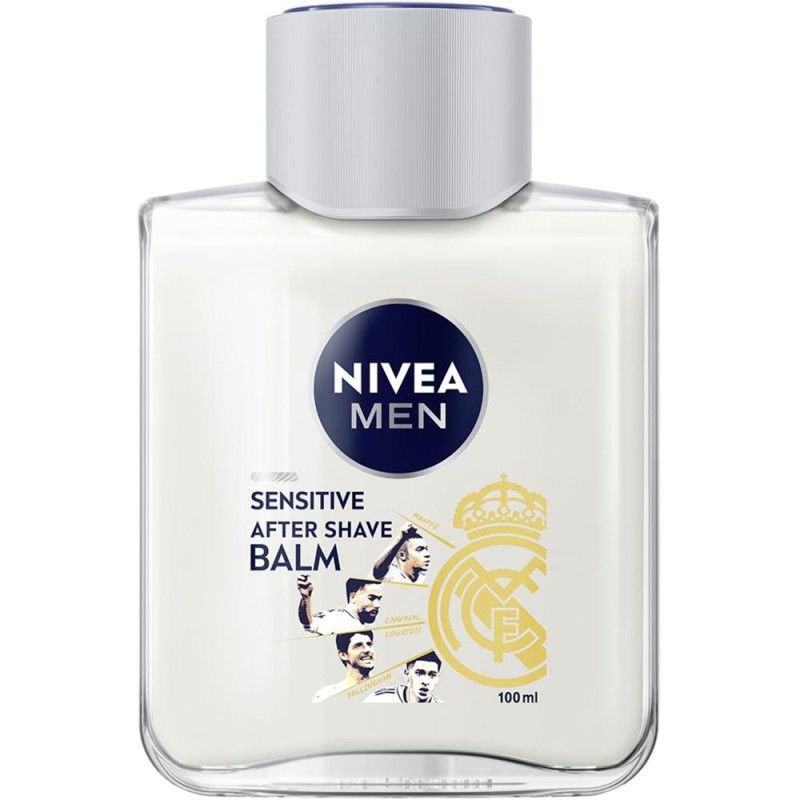 Aftershave Balsam Nivea Editie Speciala Real Madrid, Ten Sensibil, 100 ml