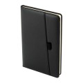 Agenda A5, Spree, 112 File, Efect Piele, Buzunar pentru Telefon, Suport Pix, Negru