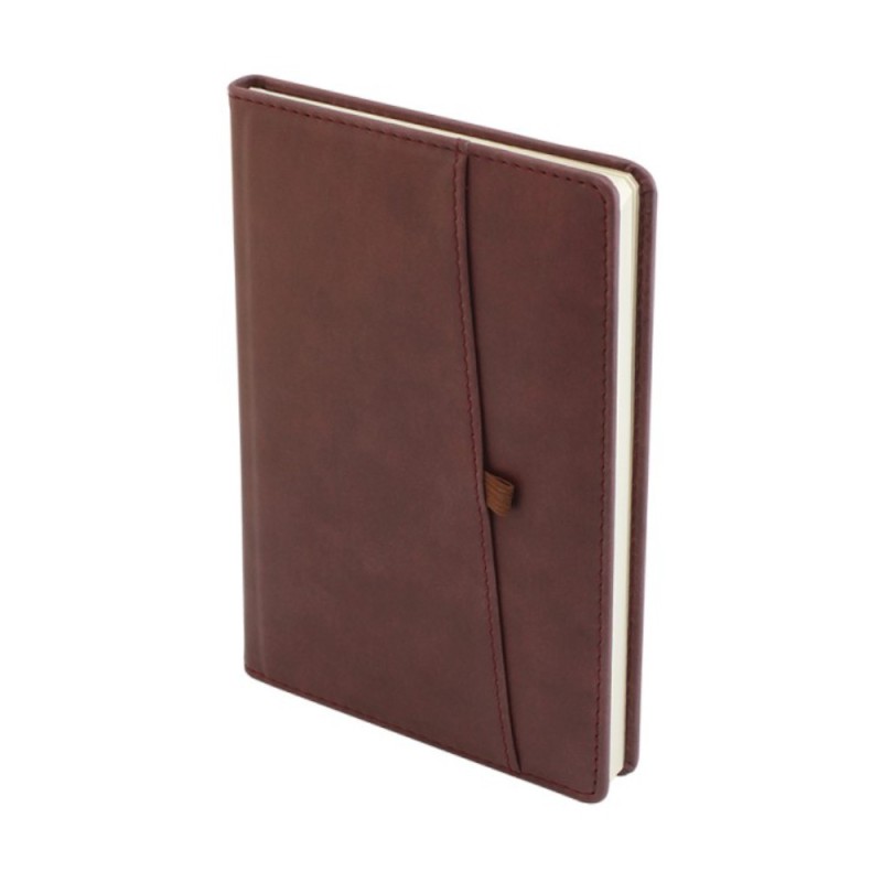 Agenda A5, Spree, 112 File, Efect Piele, Buzunar pentru Telefon, Suport Pix, Visiniu