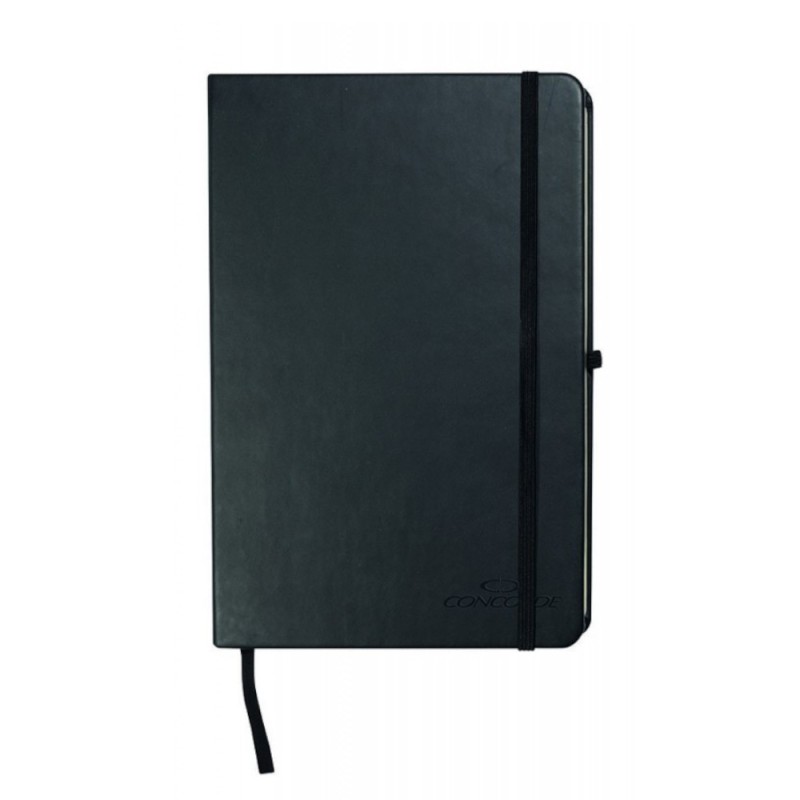 Agenda A6 cu Elastic, Coperta Neagra