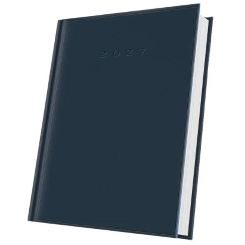 Agenda Datata A5 352 Pagini, Coperta Buretata, Albastru Inchis 2027, Herlitz