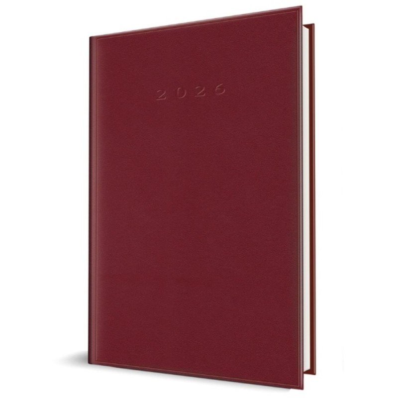 Agenda Datata A5, 352 Pagini, Coperta Buretata, Bordo 2025