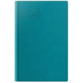 Agenda Datata A5, 352 Pagini, Coperta Piele Sintetica, Premium Deluxe Loreto, Turcoaz, Margini Tiparite Ghost 2026