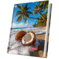 Agenda Datata A5 352 Pagini, Motive Coperta Buretata, Exotic 2027, Herlitz