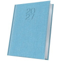 Agenda Datata A5 352 Pagini, Premium Deluxe Bard, Coperta Piele Sintetica, Albastru Deschis Folio Argintiu 2027, Herlitz