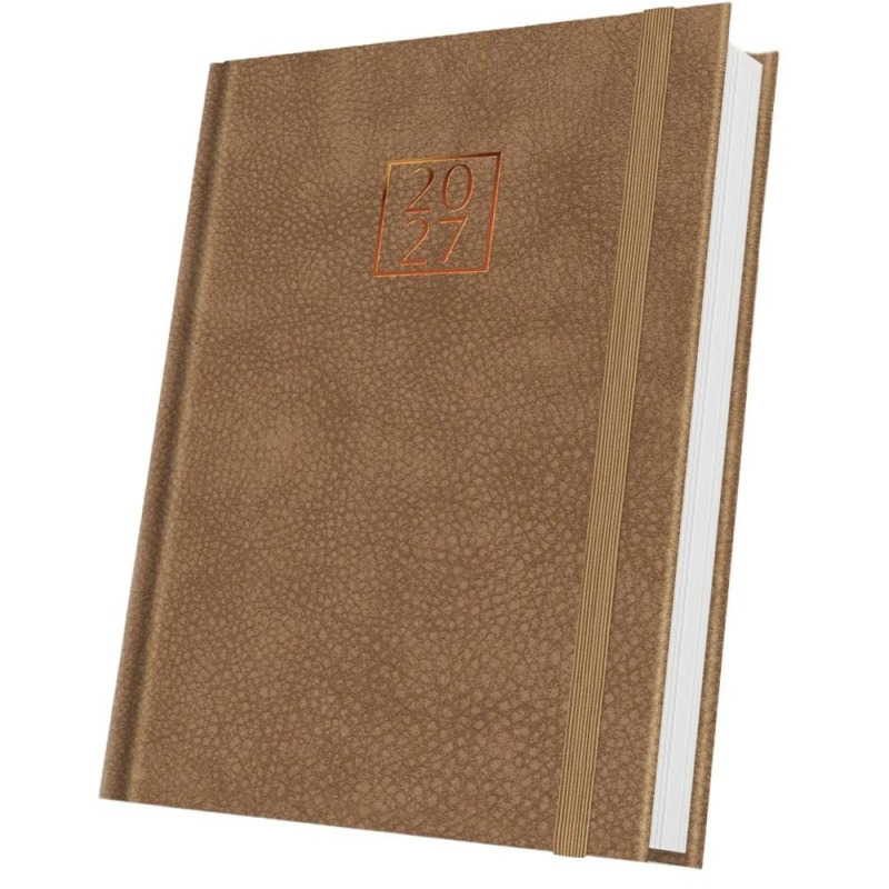 Agenda Datata A5 352 Pagini, Premium Deluxe Bolgheri, Coperta Piele Sintetica, Maro 2027, Herlitz