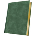 Agenda Datata A5 352 Pagini, Premium Deluxe Chia Suple, Coperta Piele Sintetica, Verde Folio Auriu 2027, Herlitz