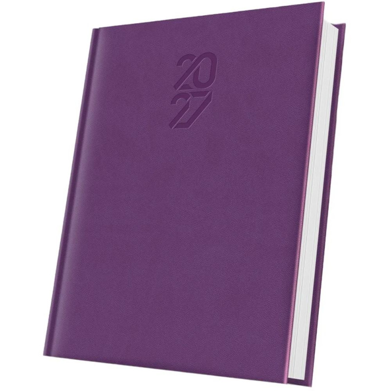 Agenda Datata A5 352 Pagini, Tucson Coperta Buretata, Liliac 2027, Herlitz