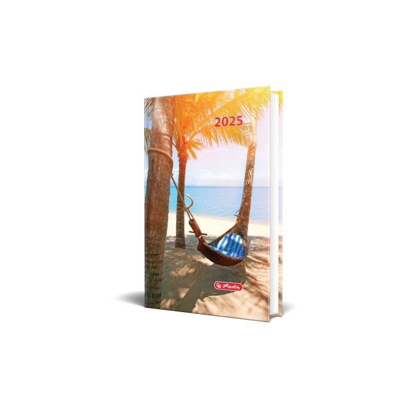 Agenda Datata A5, Motive, 352 pg, Coperta Buretata, Motiv Summer Chilll 2025