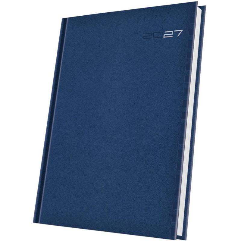 Agenda Datata Saptamanala A4 128 Pagini, Noli Coperta Piele Sintetica, Albastru 2027, Herlitz