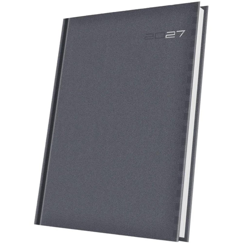 Agenda Datata Saptamanala A4 128 Pagini, Noli Coperta Piele Sintetica, Gri 2027, Herlitz