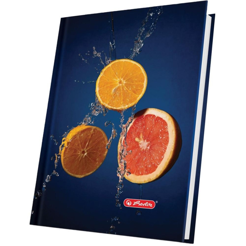 Agenda Nedatata A5 224 Pagini, Coperta Piele Sintetica, Fruits, Herlitz