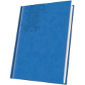 Agenda Nedatata A5 224 Pagini, Coperta Piele Sintetica Marmora, Albastru Regal, Herlitz