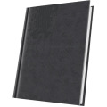 Agenda Nedatata A5 224 Pagini, Coperta Piele Sintetica Marmora, Gri Inchis, Herlitz