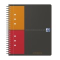 Agenda Organizator Oxford International Active Book, A5 + 80 File, Hartie Optik 90 g / mp, Scribzee, Matematica, Gri