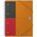 Agenda Organizator, Oxford International Meeting Book, Dictando, A4, 80 f, 90 g/ mp, Spira Dubla, Portocaliu