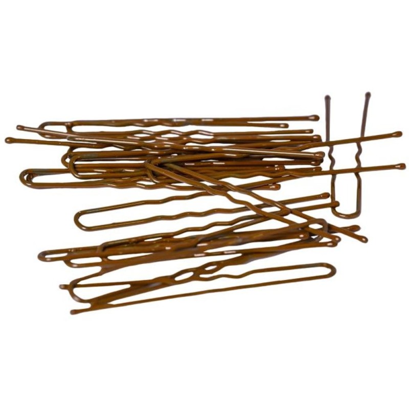 Agrafe de Par Ondulate, Maro, 200 g, 215 Bucati