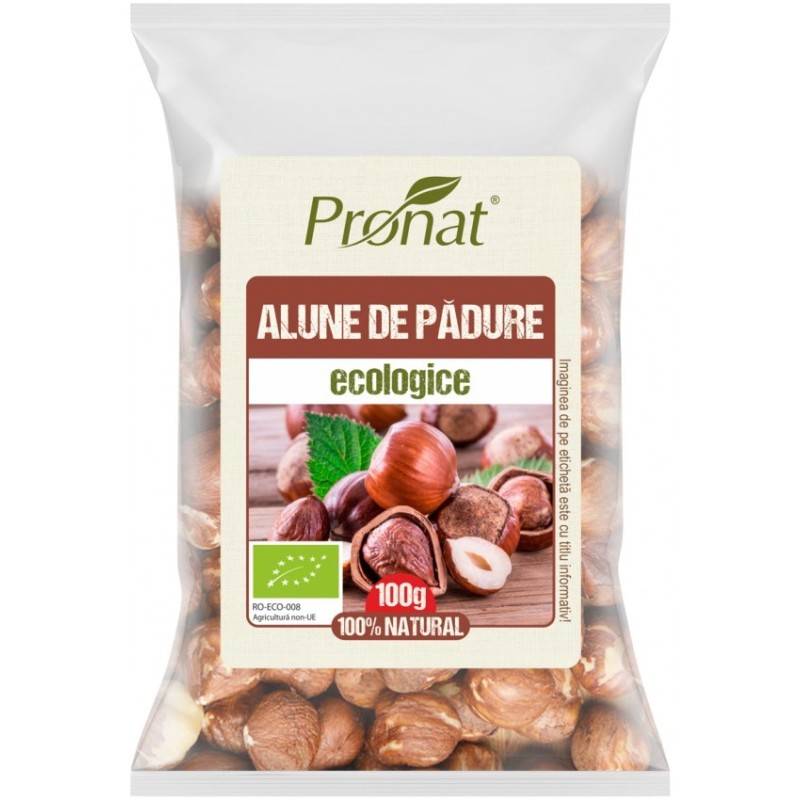 Alune de Padure BIO 100 g, Pronat