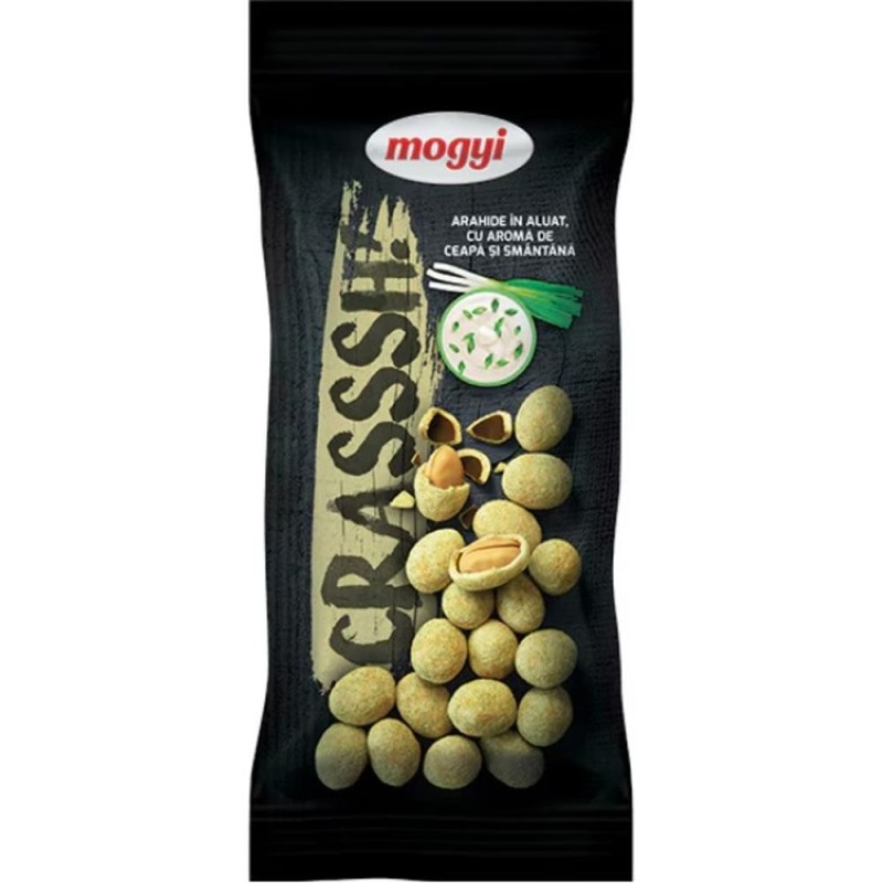 Alune in Aluat, cu Aroma de Smantana si Ceapa, Mogyi Crasssh, 60 g